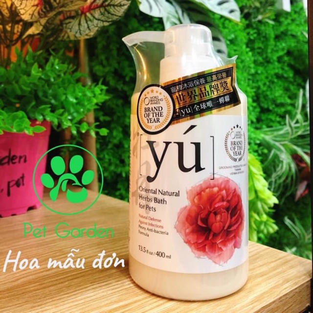 Sữa tắm YÚ cho Chó Mèo thơm lâu [Chính Hãng] 400ml