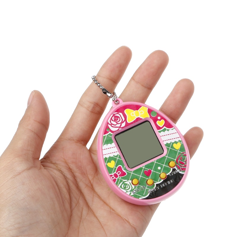 Máy chơi game điện tử nuôi thú ảo màn hình LCD kèm móc khóa