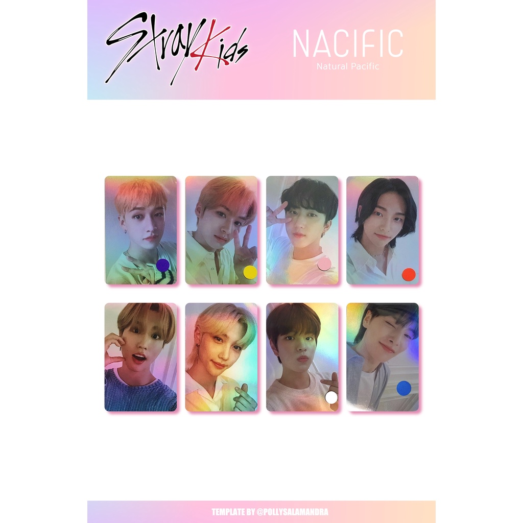 [Official] Ảnh thẻ bo góc Stray Kids Nacific (photocard, 4-cut postcard,...)