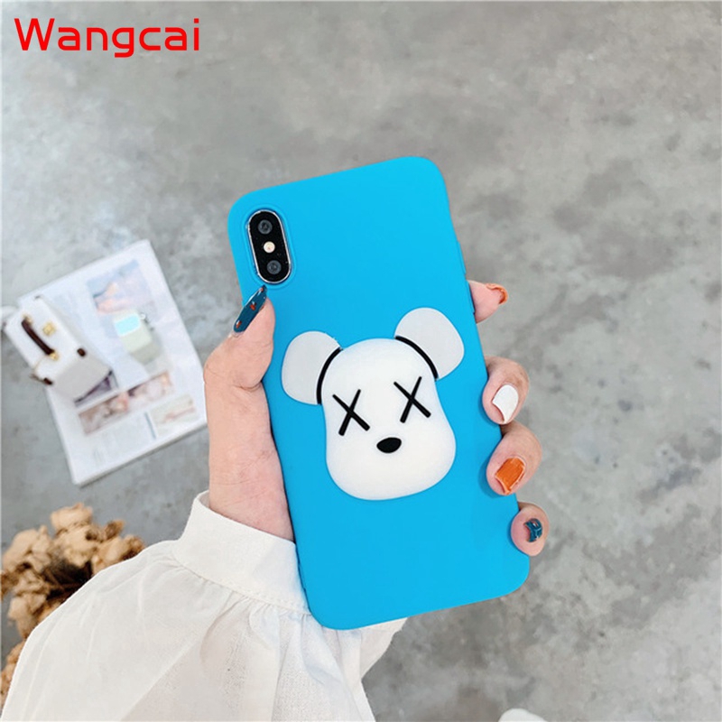 Ốp lưng gấu KAWS nhiều mẫu mã cho điện thoại Huawei Nova 5T P smart Honor 7X 7S Y5 Y6 Prime 2018