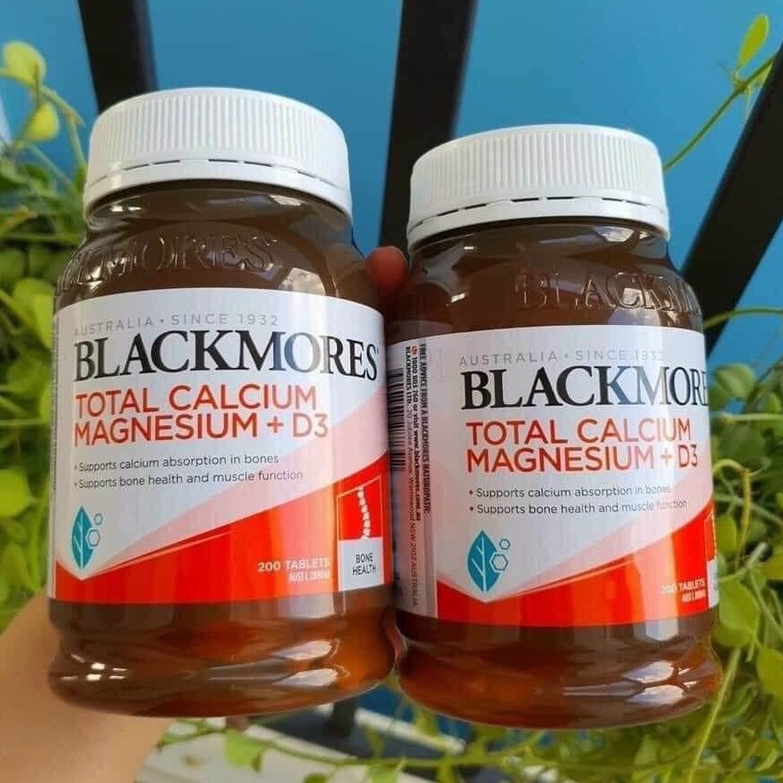 Canxi tổng hợp + Magie Blackmores Total Calcium & Magnesium + D3 200 viên (Úc) | BigBuy360 - bigbuy360.vn