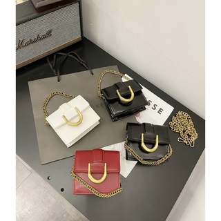 túi đeo chéo móng ngựa mini cnk vuông mẫu mới, túi nhỏ nhắn đi chơi đi tiệc