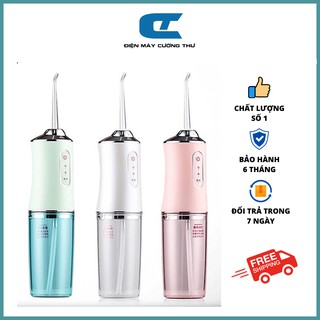 Máy tăm nước cầm tay 3 chế độ vệ sinh răng miệng an toàn bảo hành 6 tháng