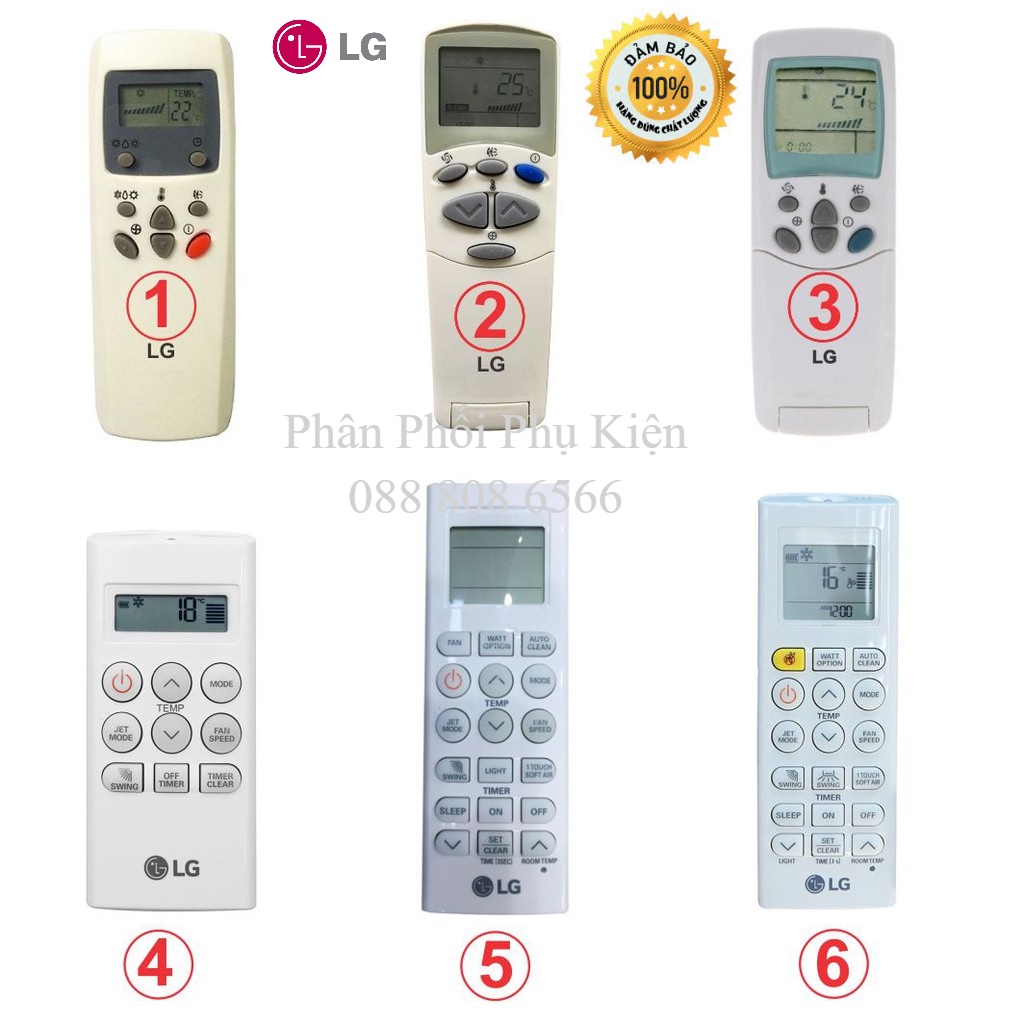 HÀNG CHẤT LƯỢNG CAO - Tổng hợp các loại Điều khiển Remote điều hòa máy lạnh LG Inverter