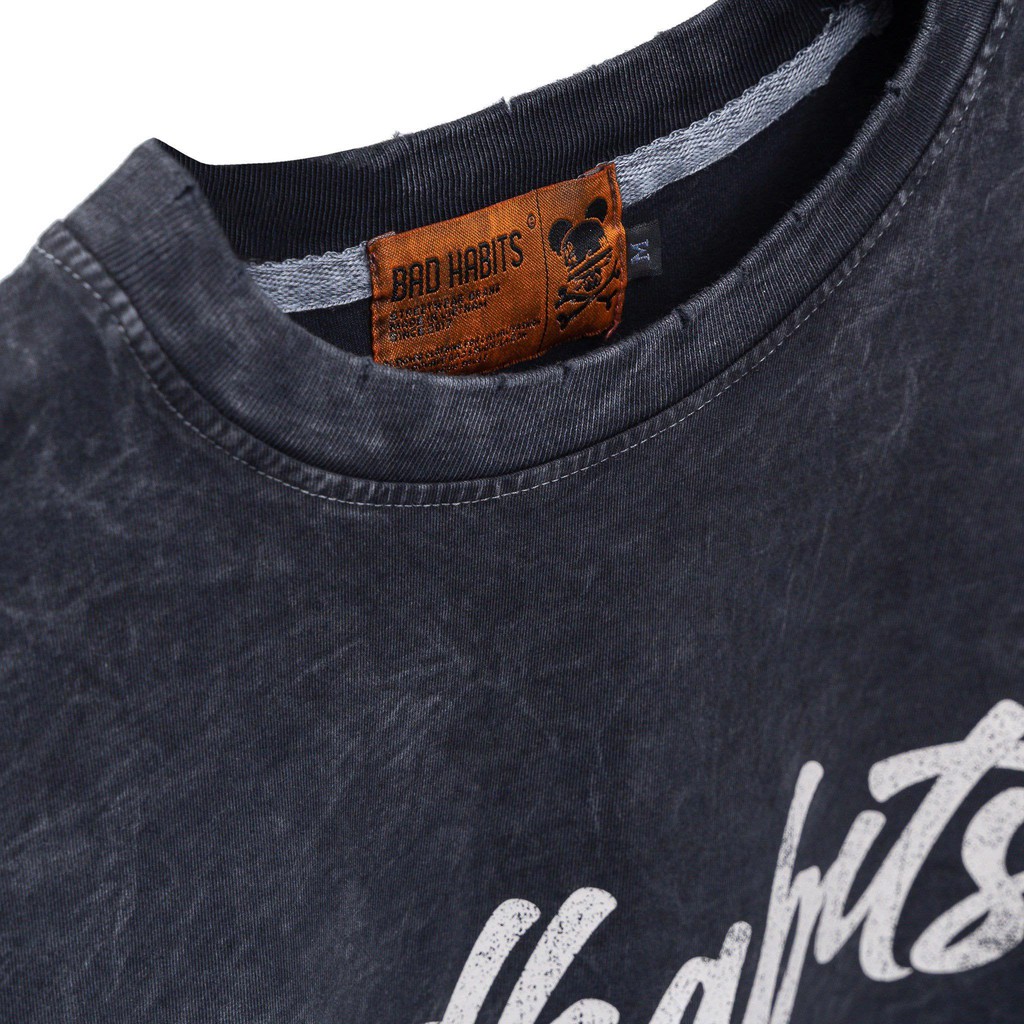 Áo Thun Unisex Bad Habits EXITED 100% Cotton - Local Brand Chính Hãng | BigBuy360 - bigbuy360.vn