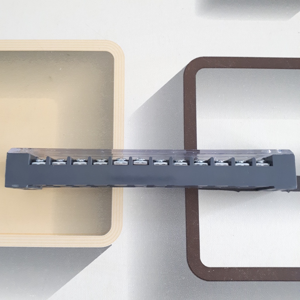 Domino cầu đấu dây 12P 15A TB1512