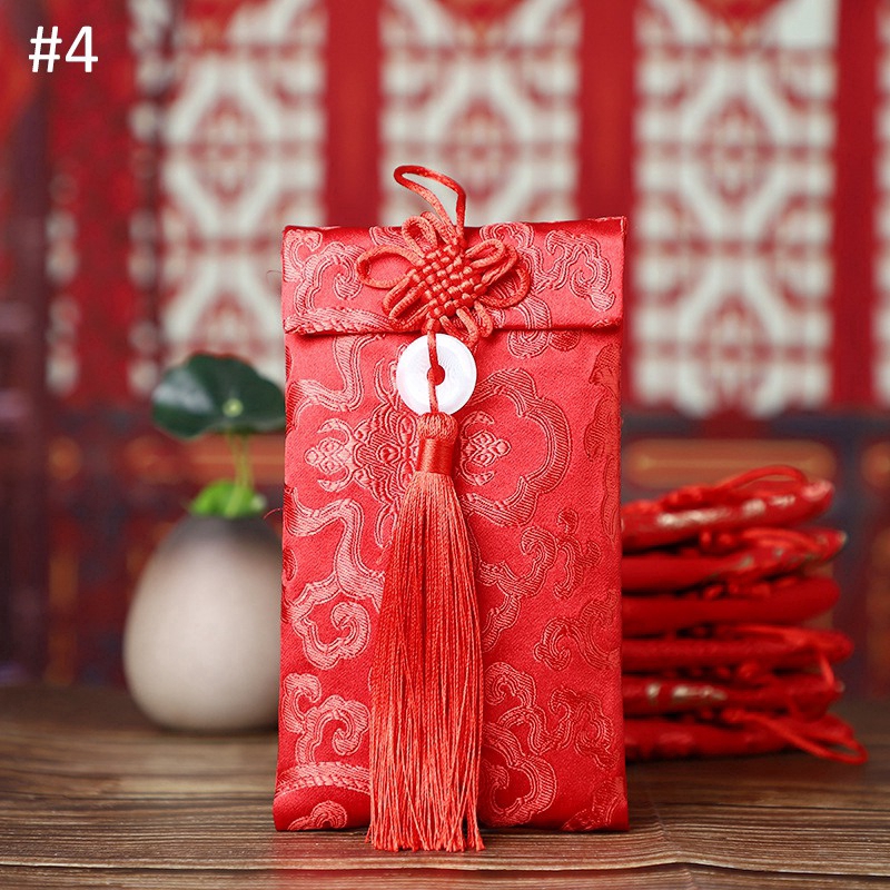 Phong bì màu đỏ họa tiết rồng phượng hoàng phong cách Trung Hoa | BigBuy360 - bigbuy360.vn