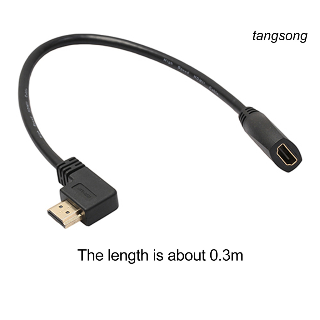 Cáp Chuyển Đổi Ts-90 Độ Sang Hdmi-Compatible Male Sang Hdmi-Compatible Female