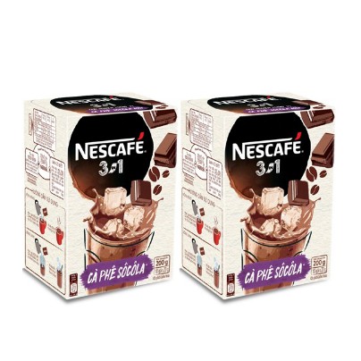 Hộp 10 gói x 20g Nescafe Cà Phê Sô Cô La