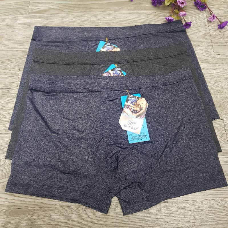 Quần Lót Nam Boxer Thun Lạnh Co dãn 4 chiều, Quần sịp Nam Đùi Cotton Boxer