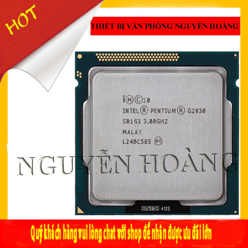 CPU Intel Pentium G2030 Socket 1155 (3M Cache, 3.00 GHz) - hàng tháo máy