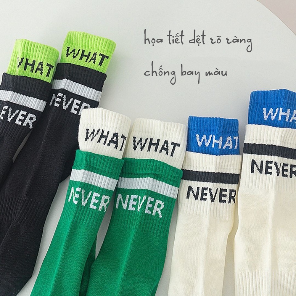 Tất Cổ Cao Nam Nữ Vớ Chân Dài Nhiều Màu Thể Thao Loại Dày Xịn Cao Cấp Phong Cách Trẻ Trung - Hot Store
