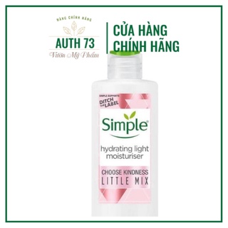 KEM DƯỠNG ẨM KHÔNG MÙI SIMPLE KIND TO SKIN HYDRATING LIGHT MOISTURISER 125ML
