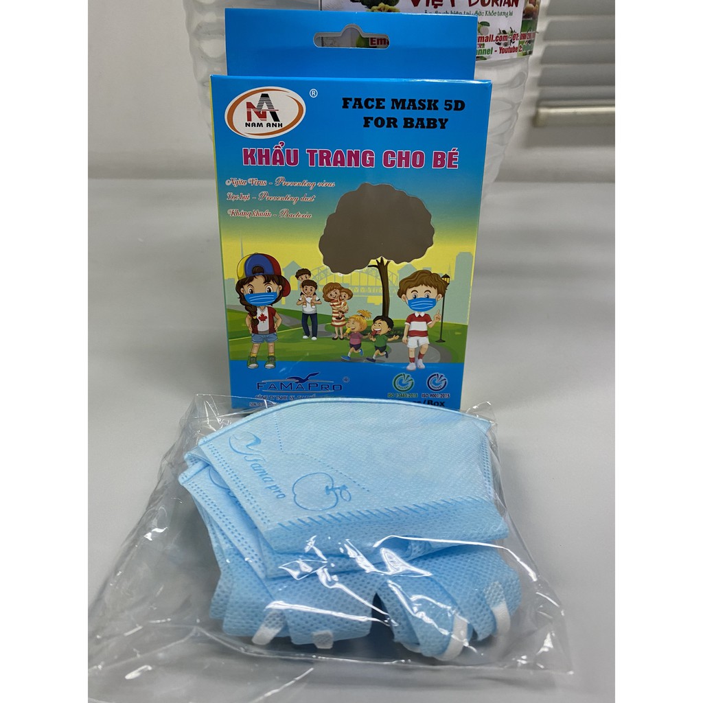 Khẩu Trang Y Tế Trẻ Em Nam Anh Hộp 10 Cái | BigBuy360 - bigbuy360.vn