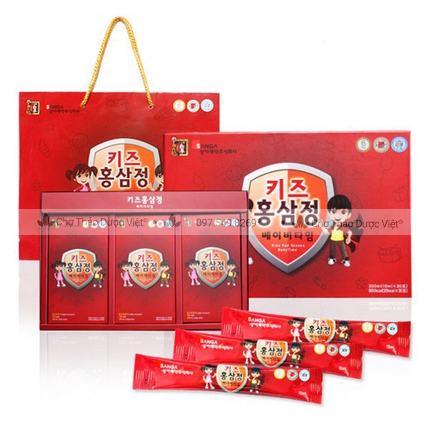Nước hồng sâm baby Sang A Hàn Quốc Hộp 30 gói- Chợ Thảo Dược Việt