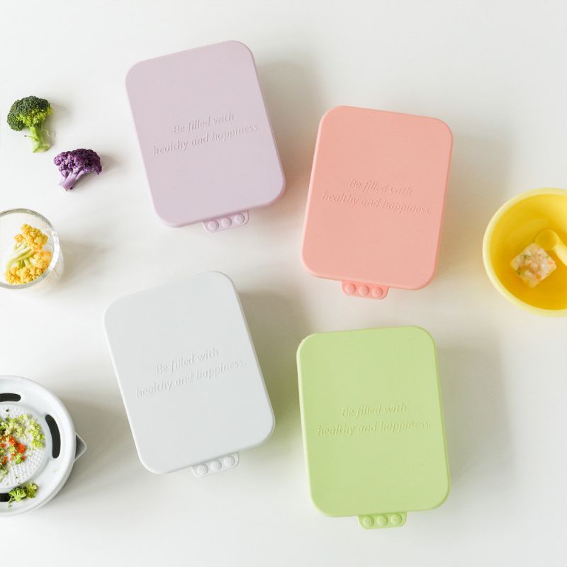 KHAY TRỮ ĐÔNG ĐỒ ĂN DẶM 100% SILICON CAO CẤP BONBON DAILYLIKE HÀN QUỐC