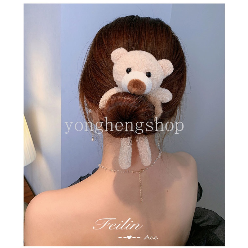 Dây Buộc Tóc Cao Su Co Giãn Kiểu Dáng Hoạt Hình Dễ Thương Dành Cho Nữ