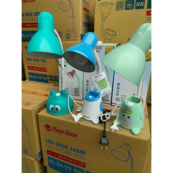 Đèn bàn học Rạng Đông ánh sáng trắng,chống loá,chống cận-có phản hồi của khách đã mua