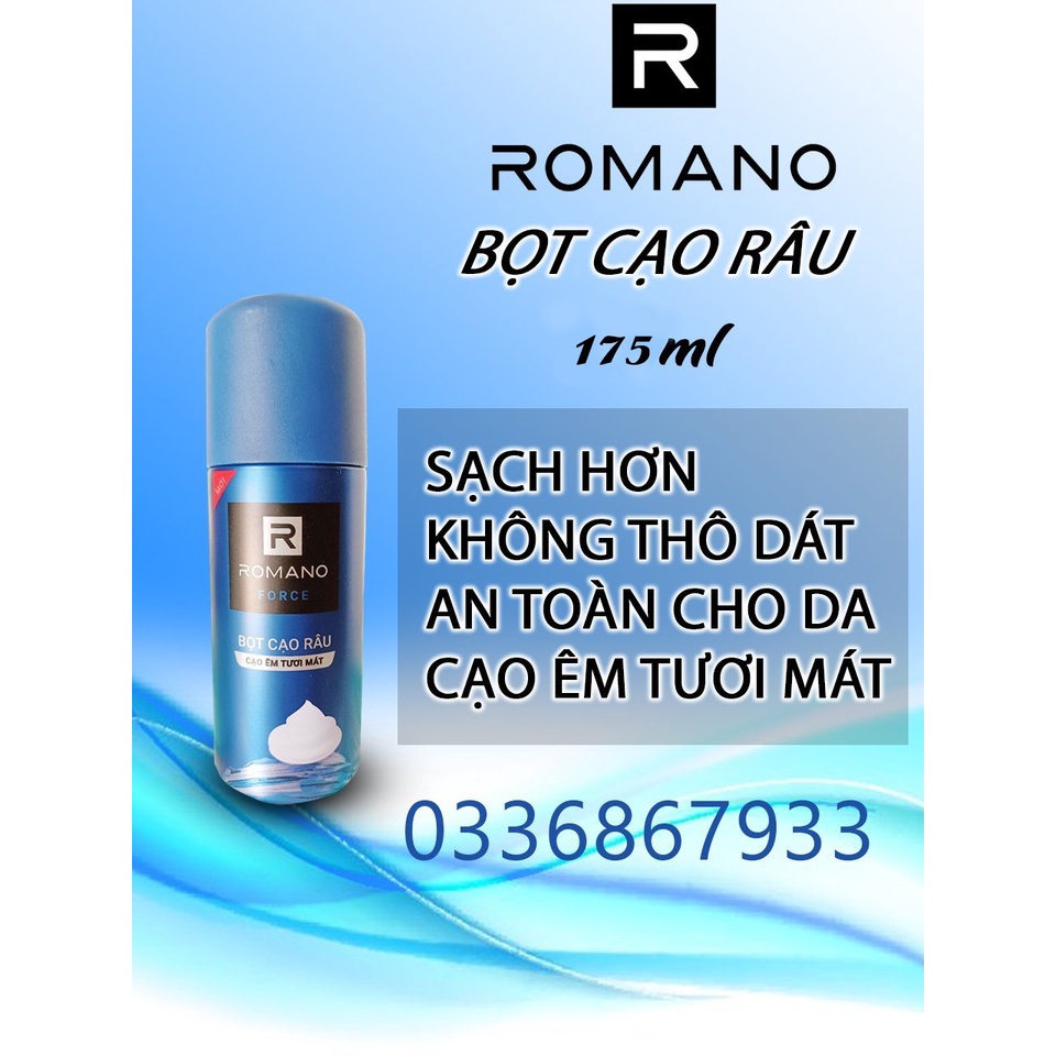 Bọt cạo râu Romano Classic 175ml
