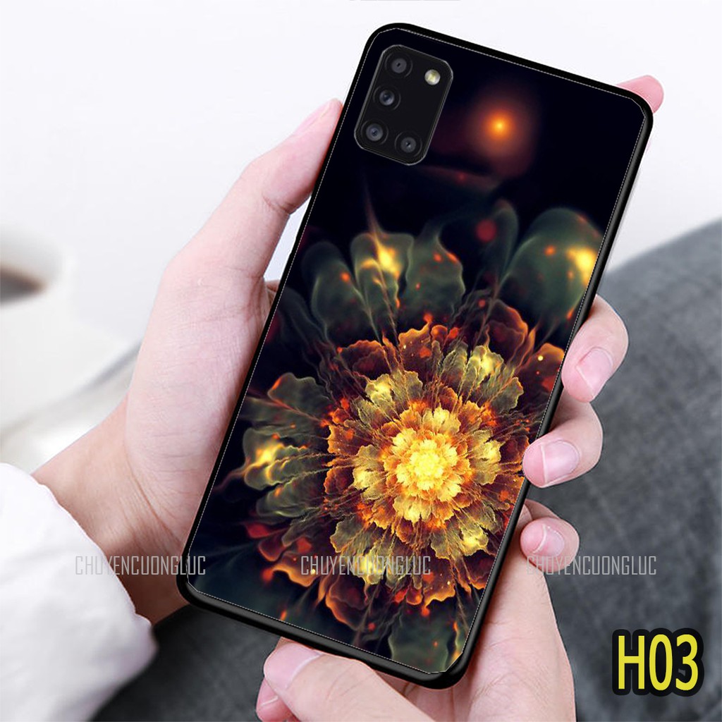 [HOT] ỐP LƯNG KÍNH SAMSUNG M51 IN HÌNH HOA LÁ SIÊU SANG