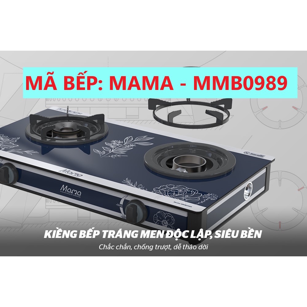 Bếp gas đôi Sunhouse Mama CAO CẤP NHẤT VIỆT NAM, Siêu Đẹp, Xinh lại Siêu bền, Bảo hành 18 tháng, Tiết kiệm Gas
