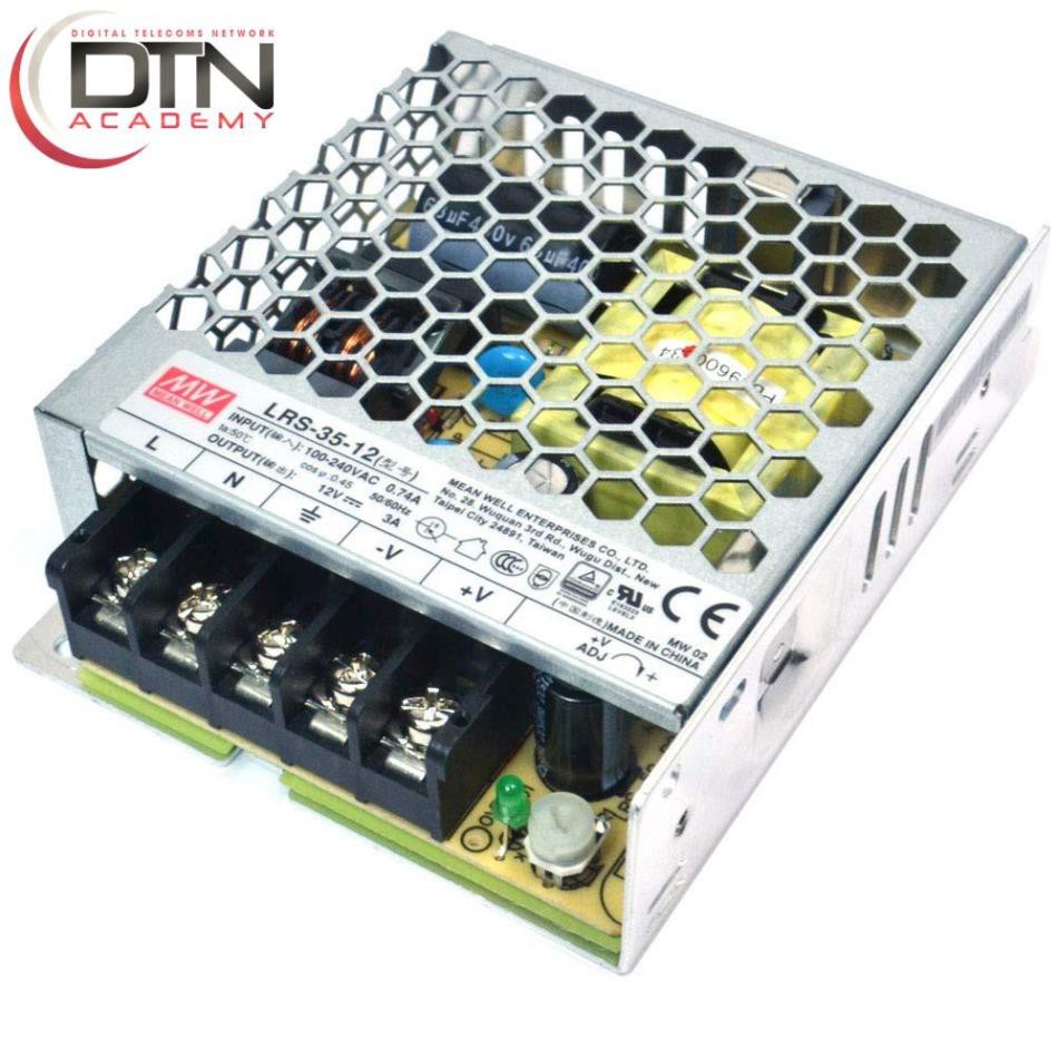 Nguồn tổ ong 12VDC Meanwell LRS -35-12(35W/12V/3A)