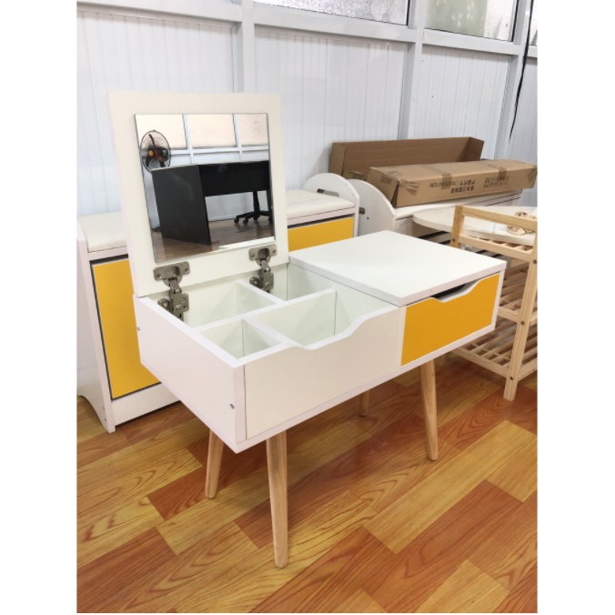 Bàn trang điểm thiết kế hiện đại gương gập thông minh FNL92 | BigBuy360 - bigbuy360.vn