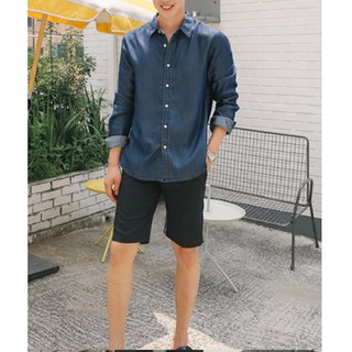 [BAO ĐỔI TRẢ HÀNG]  Áo sơ mi nam Denim