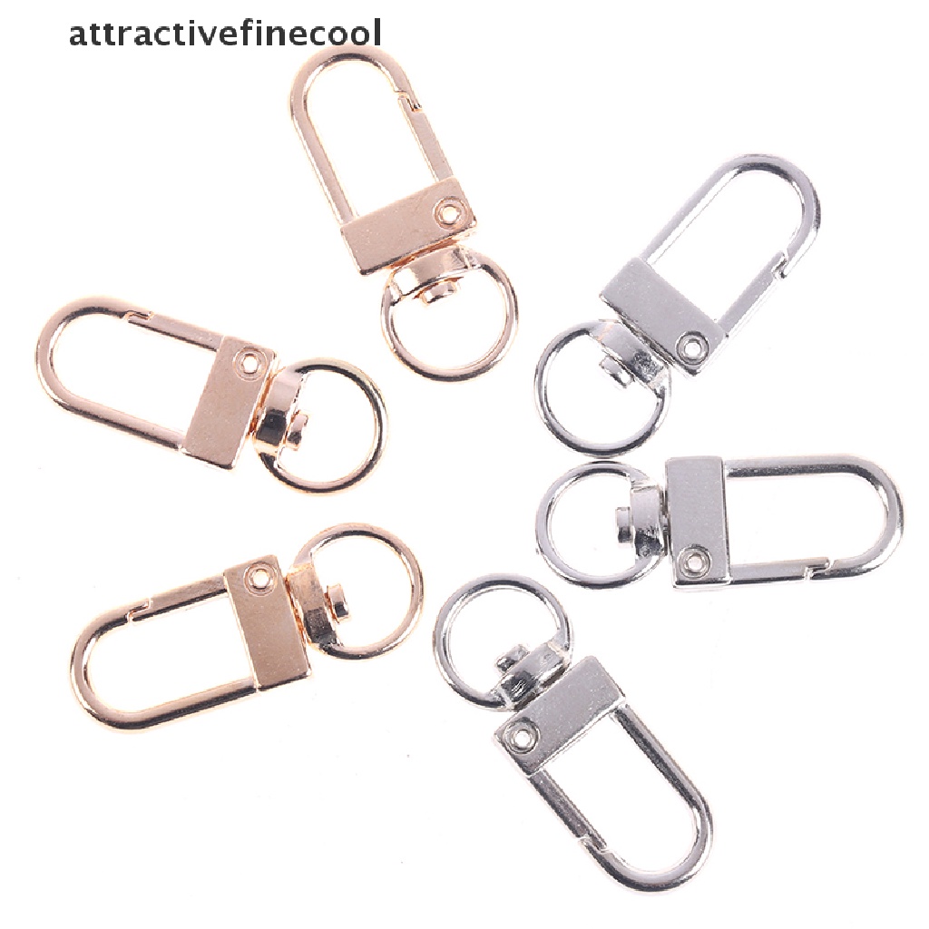 Set 10 Móc Khóa Tôm Hùm Kích Thước 13 * 34mm Dùng Để Làm Trang Sức Thủ Công