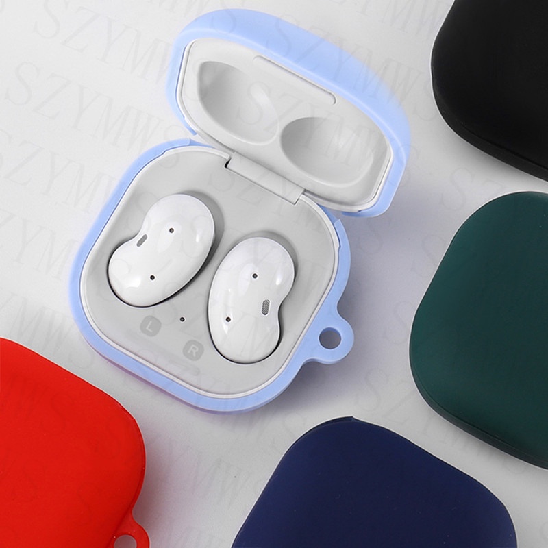 Vỏ Bảo Vệ Hộp Sạc Tai Nghe Samsung Galaxy Buds Pro / 2 / 2 Pro Bằng Silicon Mềm Kèm Móc Khóa Tiện Dụng