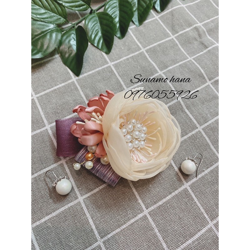 Hoa cài áo handmade cao cấp