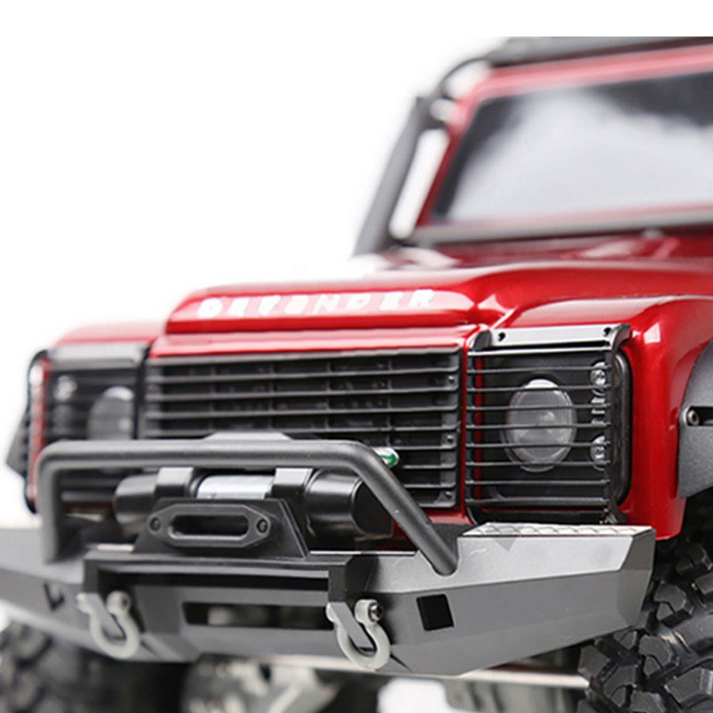 1 Cặp Khung Kim Loại Bảo Vệ Đèn Pha Trước Cho Xe TRAXXAS TRX4 Defender Land Rover Crawler 1/10