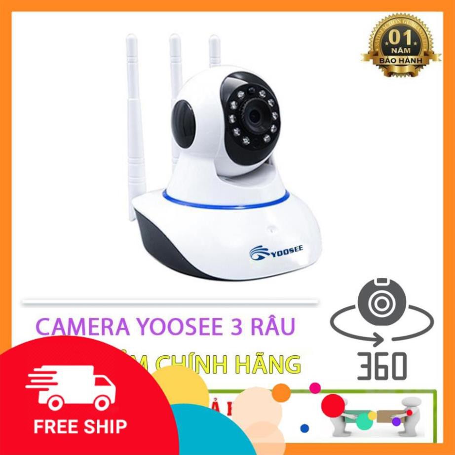 Camera Giám Sát Yoosee 3 Râu - Kèm Thẻ Nhớ 16GB 32GB 64GB