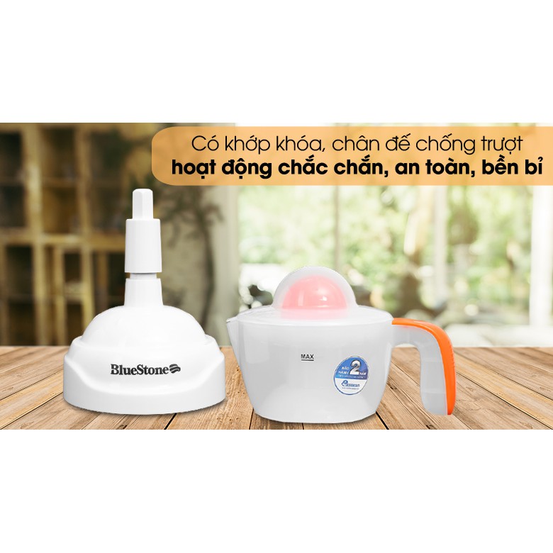 Máy vắt cam Bluesstone CJB-1127, Công suất 30W, Nhựa PP an toàn sức khỏe, Bảo hành 24 tháng