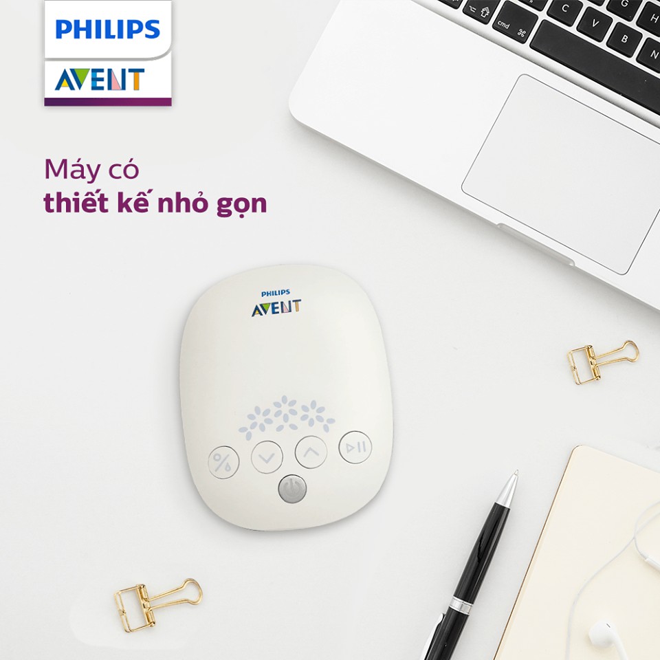 Máy hút sữa điện đơn cao cấp Philips Avent SCF301/01