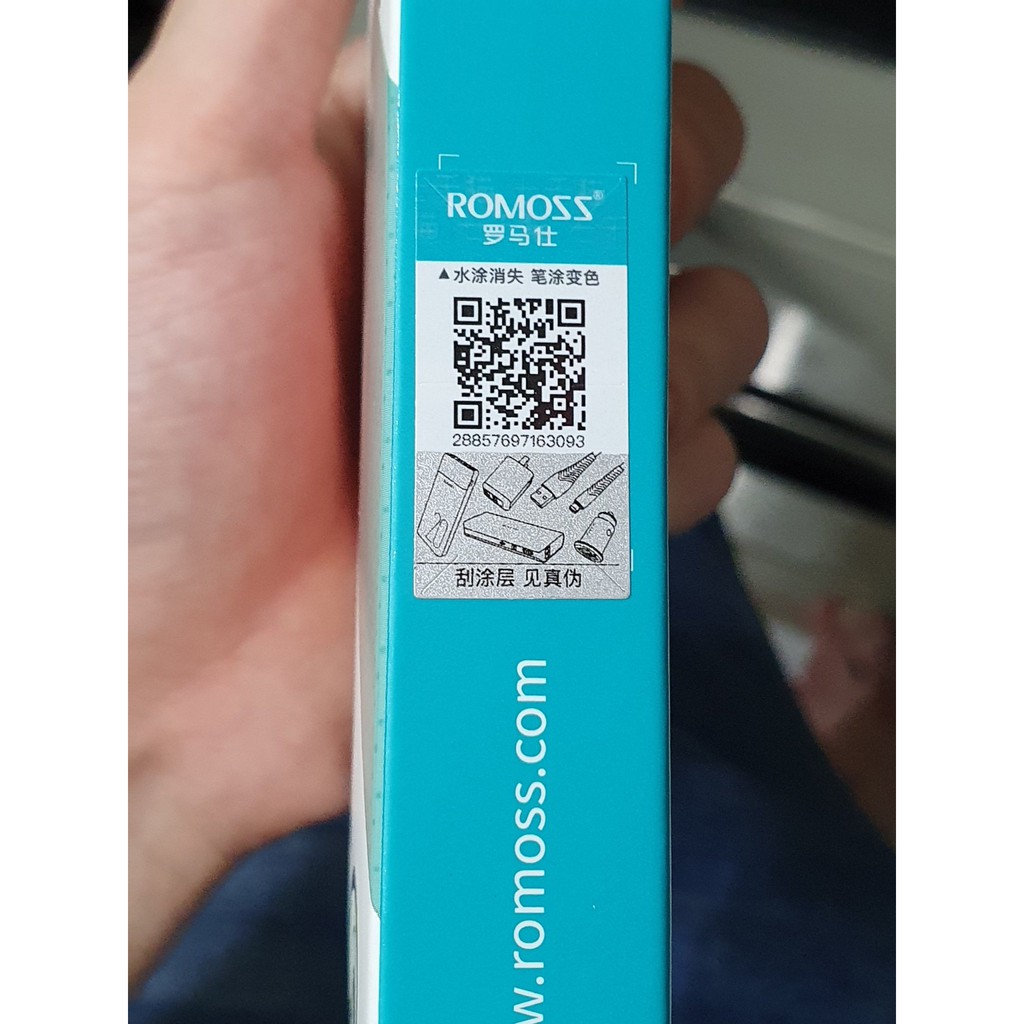 Sạc dự phòng ROMOSS 10.000 maH - Tem Chính Hãng 100% - Giá Hạt Dẻ ( 1 ĐỔI 1 TRONG 3 NGÀY ) (CHUYÊN HÀNG ĐIỆN TỬ LOẠI 1)