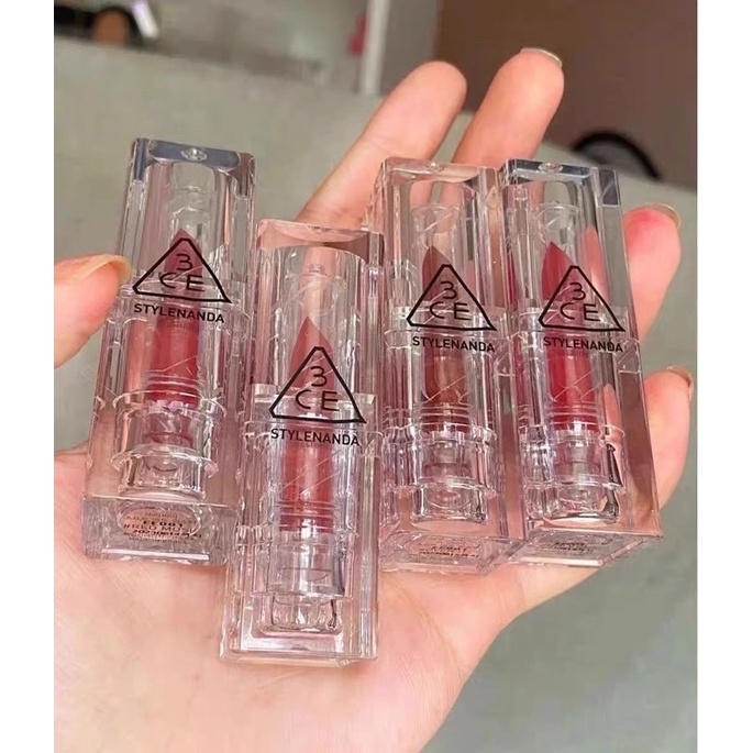 Son 3CE Soft Matte Lipstick Clear Layer Edition thỏi son “thủy tinh” cho vẻ đẹp mong manh sương khói