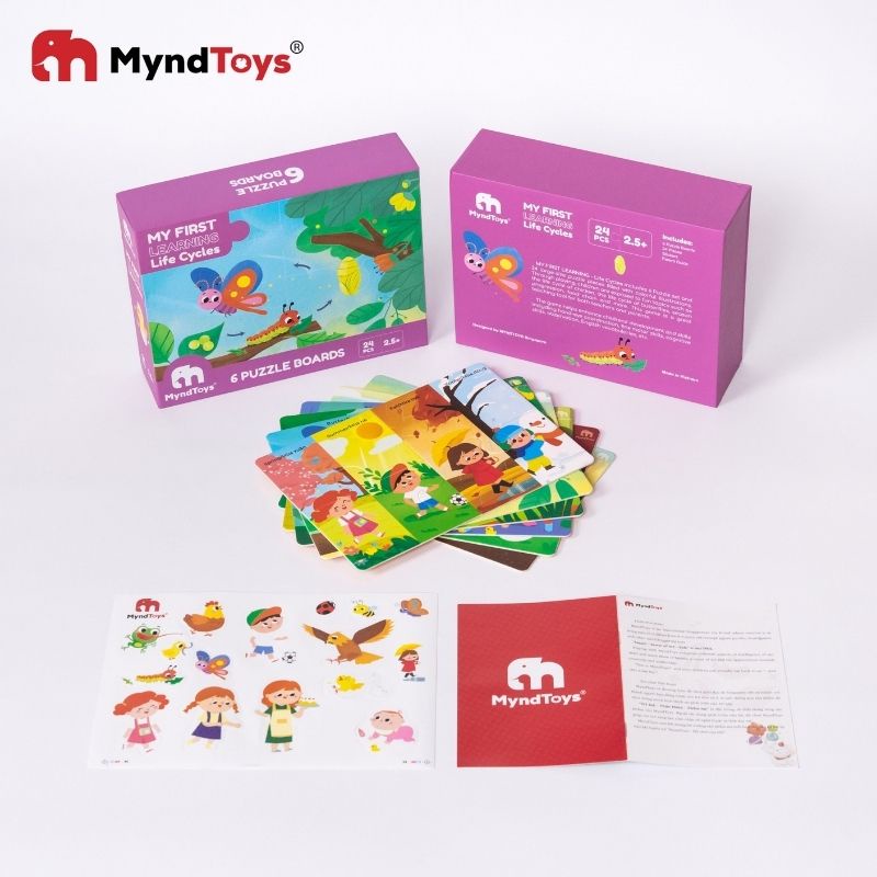 Đồ Chơi Xếp Hình MyndToys - My First Learning (Cho Bé Từ 2.5 Tuổi - Nhiều Chủ Đề)