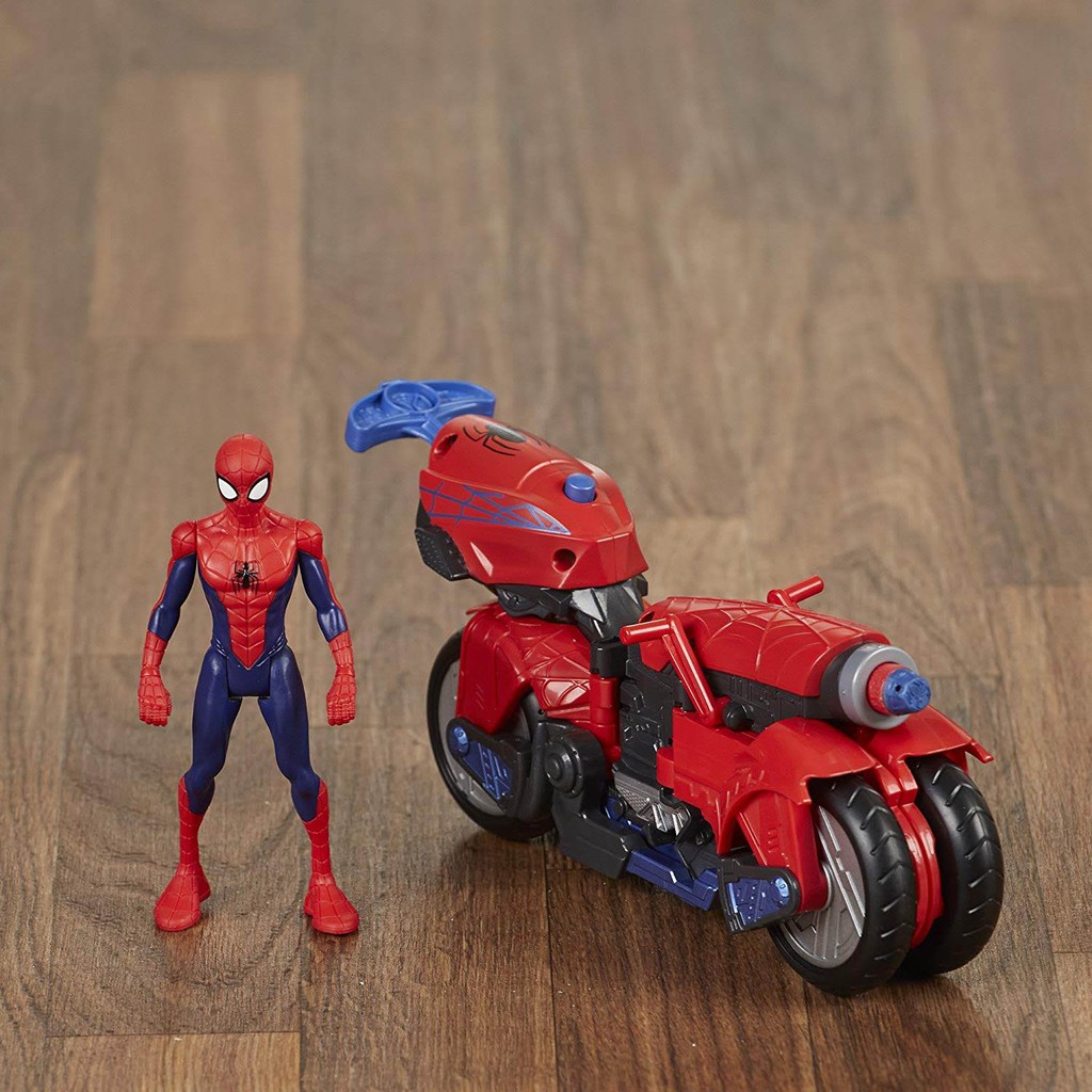 Mô tô Người Nhện Spider-Man 3-in-1 Spider Cycle with Spider-Man Figure