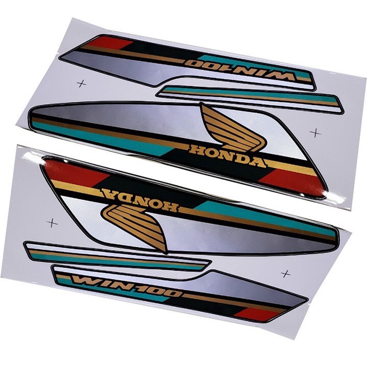 BỘ TEM XE WIN 100- NHIỀU MÀU