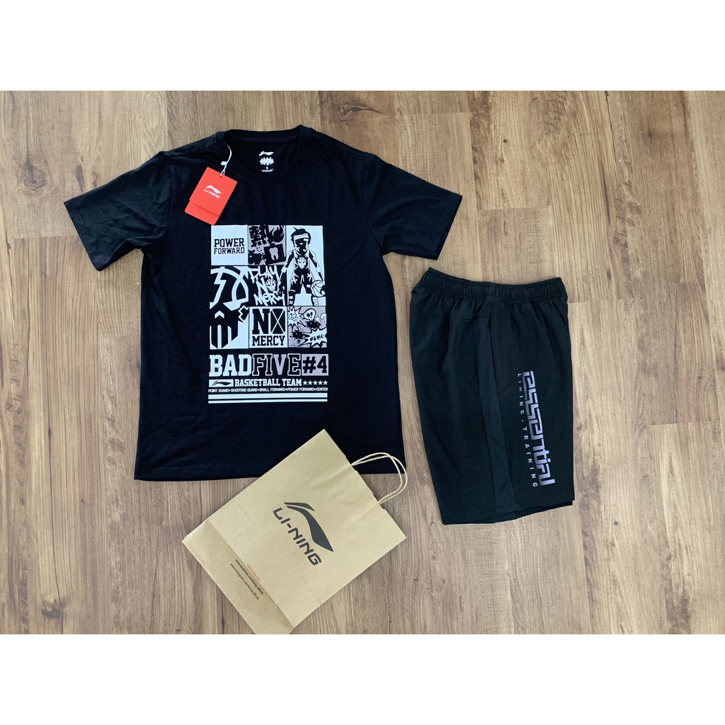 SẴN HÈ Bộ quần áo Nam Lining mùa hè 2022