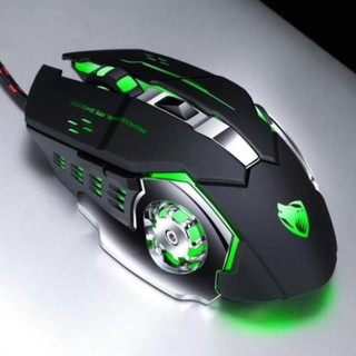 Chuột dây chơi game MOUSE T-WOLF V6 LED