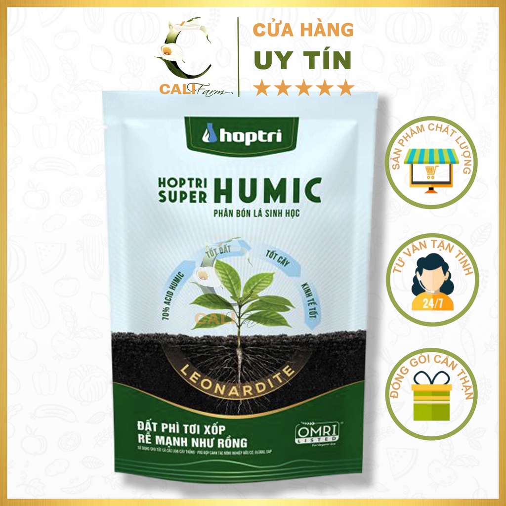 Phân bón lá hữu cơ Super Humic Hợp Trí dạng bột 1Kg