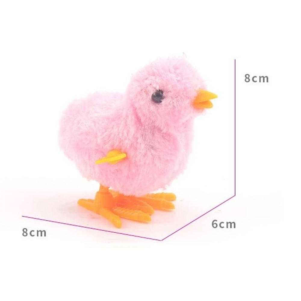 Đồ Chơi Lên Dây Cót Hình Thỏ / Gà Hoạt Hình Nhiều Màu Dễ Thương