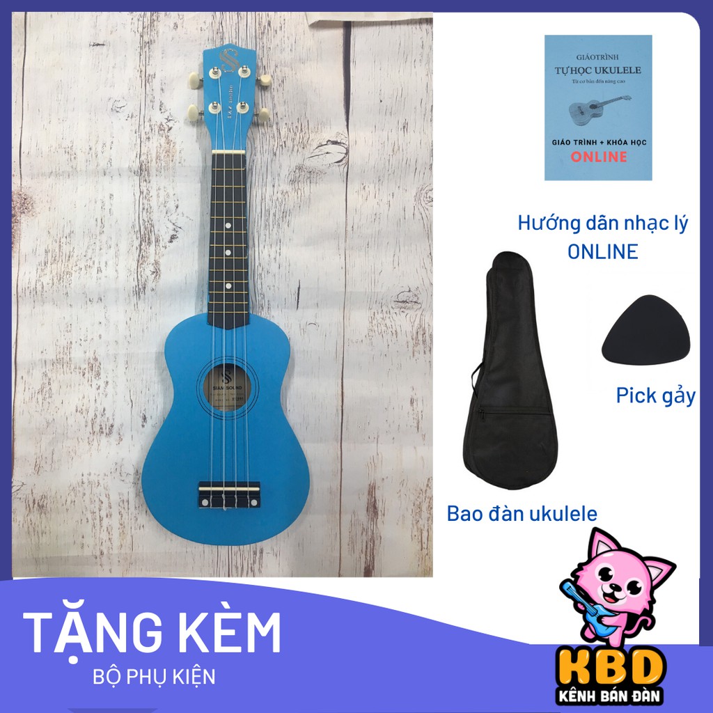 Đàn Ukulele Siam Sound hàng Handmade cực đẹp - Made in ThaiLand TẶNG kèm bao + Phụ kiện