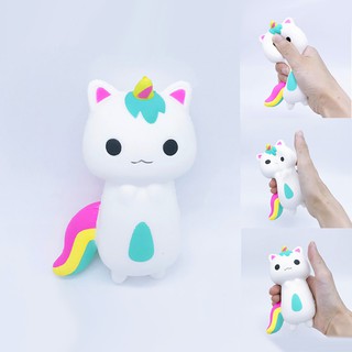 Đồ chơi mềm dẻo chậm tăng hình chú cáo cầu vồng dễ thương