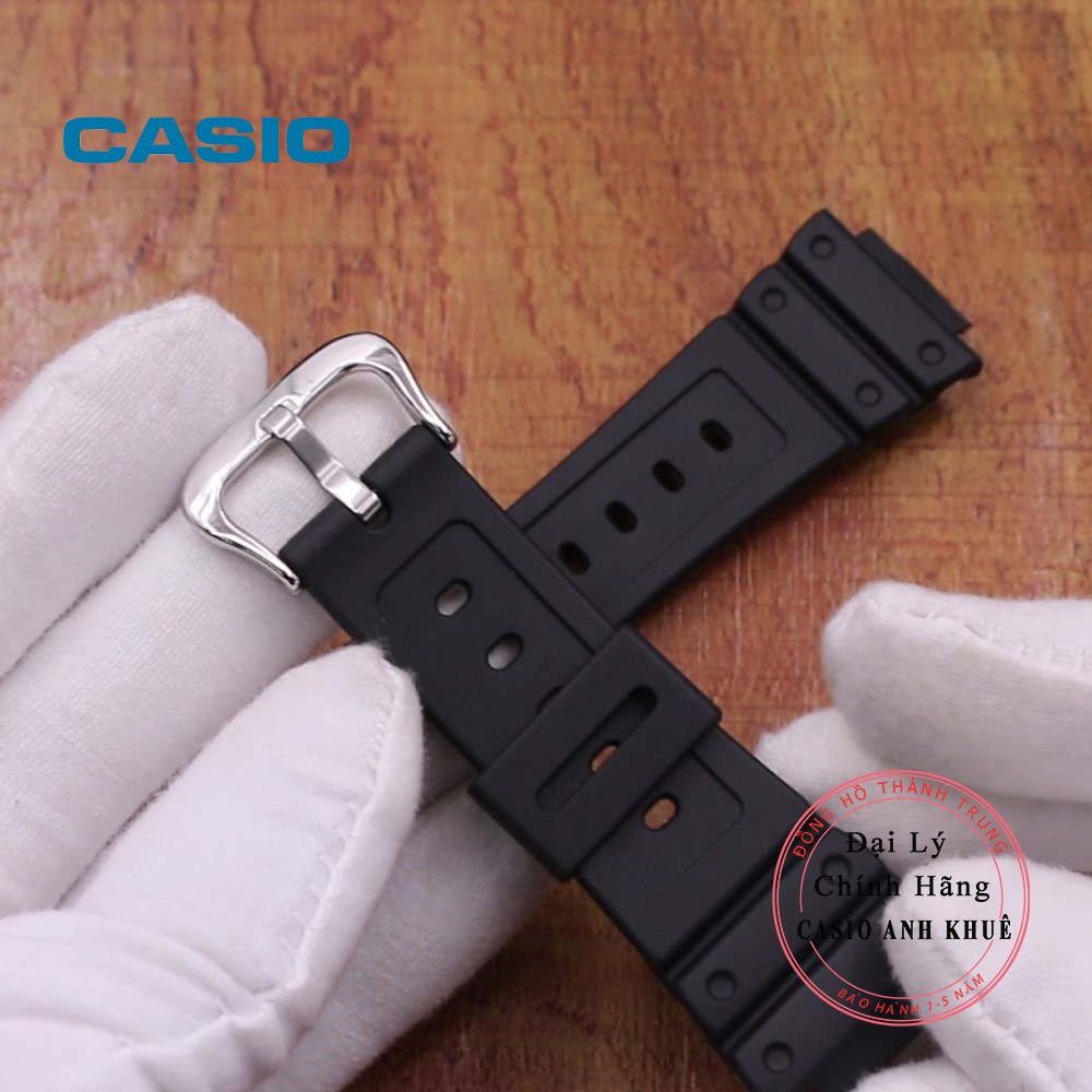 Dây cao su Casio chính hãng cho các mẫu G-5600E, GW-M5610, DW-5600E, DW-5000SL GW-M5600, G-5700B