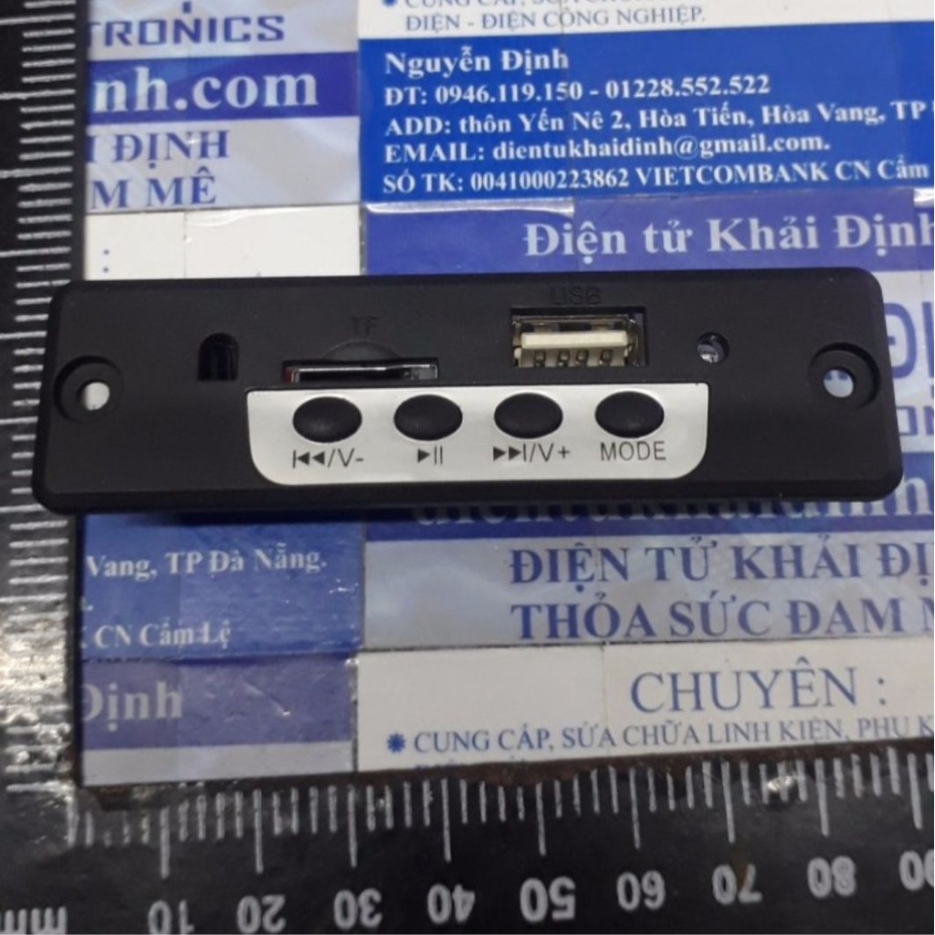 Module Giải Mã MP3+FM, SD, USB, LED + REMOTE (LÀM MÁY NGHE NHẠC) D4A3 kde4333