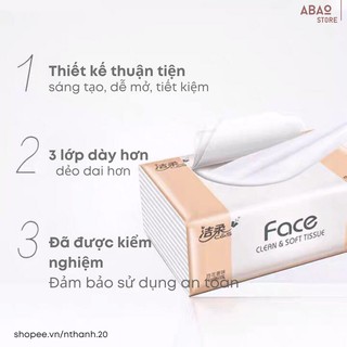 Giấy ăn Face MỚI~ dày hơn, dai hơn&mềm hơn 🎀