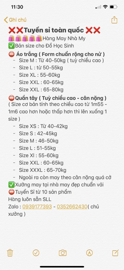 [SALE 50%] Áo trắng học sinh tay lững form cực rộng ( Hình thật hết 100% )